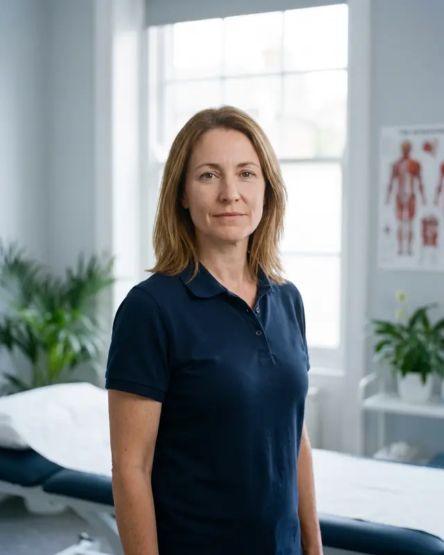 Portrait de Claire Bennet, physiothérapeute.