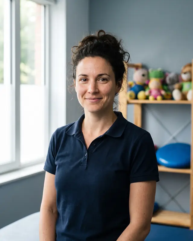 Portrait de Léa Marchand, physiothérapeute.
