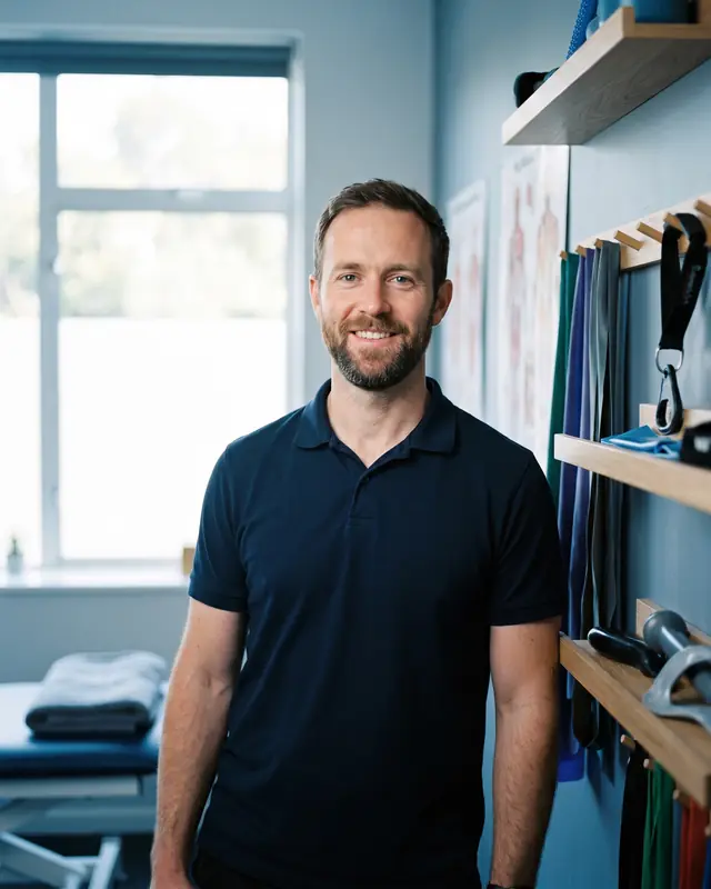 Portrait de Thomas Ferrer, physiothérapeute du sport.